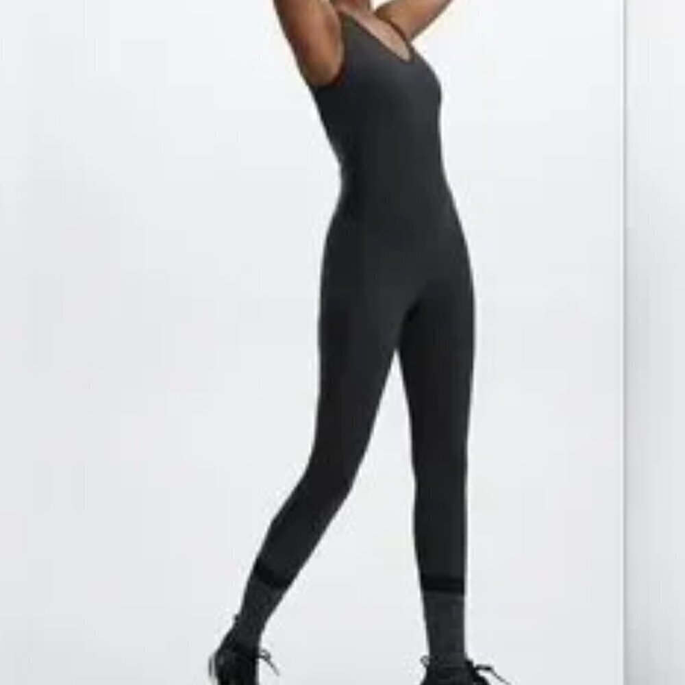 Fabletics Eloise Zoned Compression Bodysuit Black Size XL